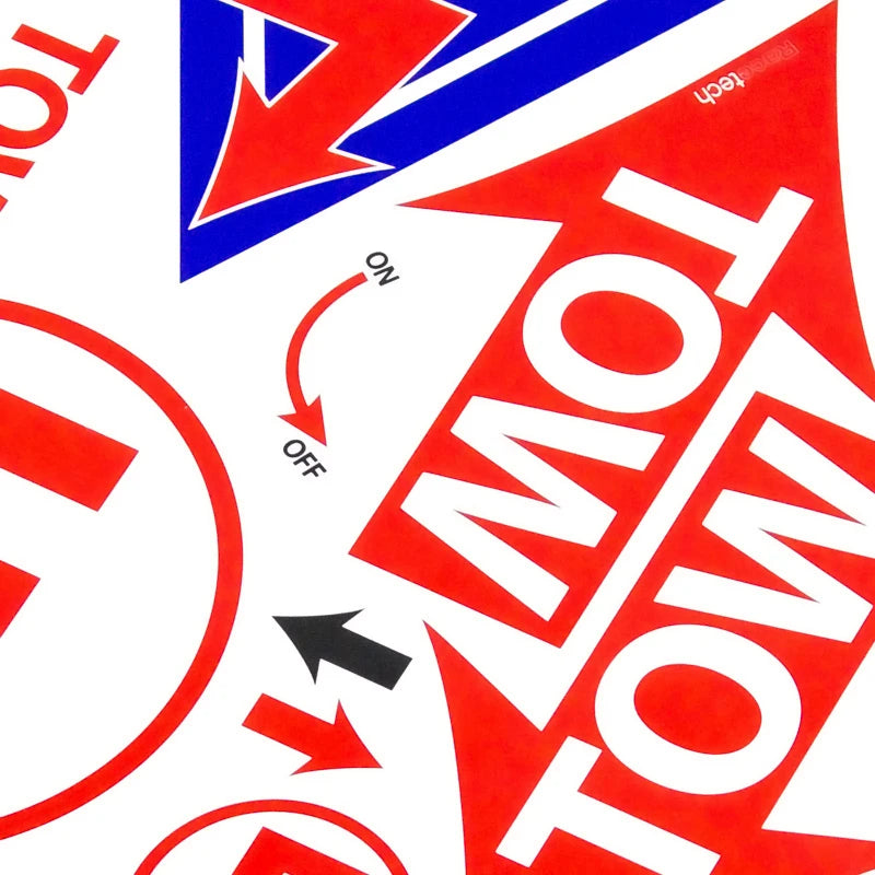 RACETECH - Motorsport Decal Set -RTDECALSETAUST