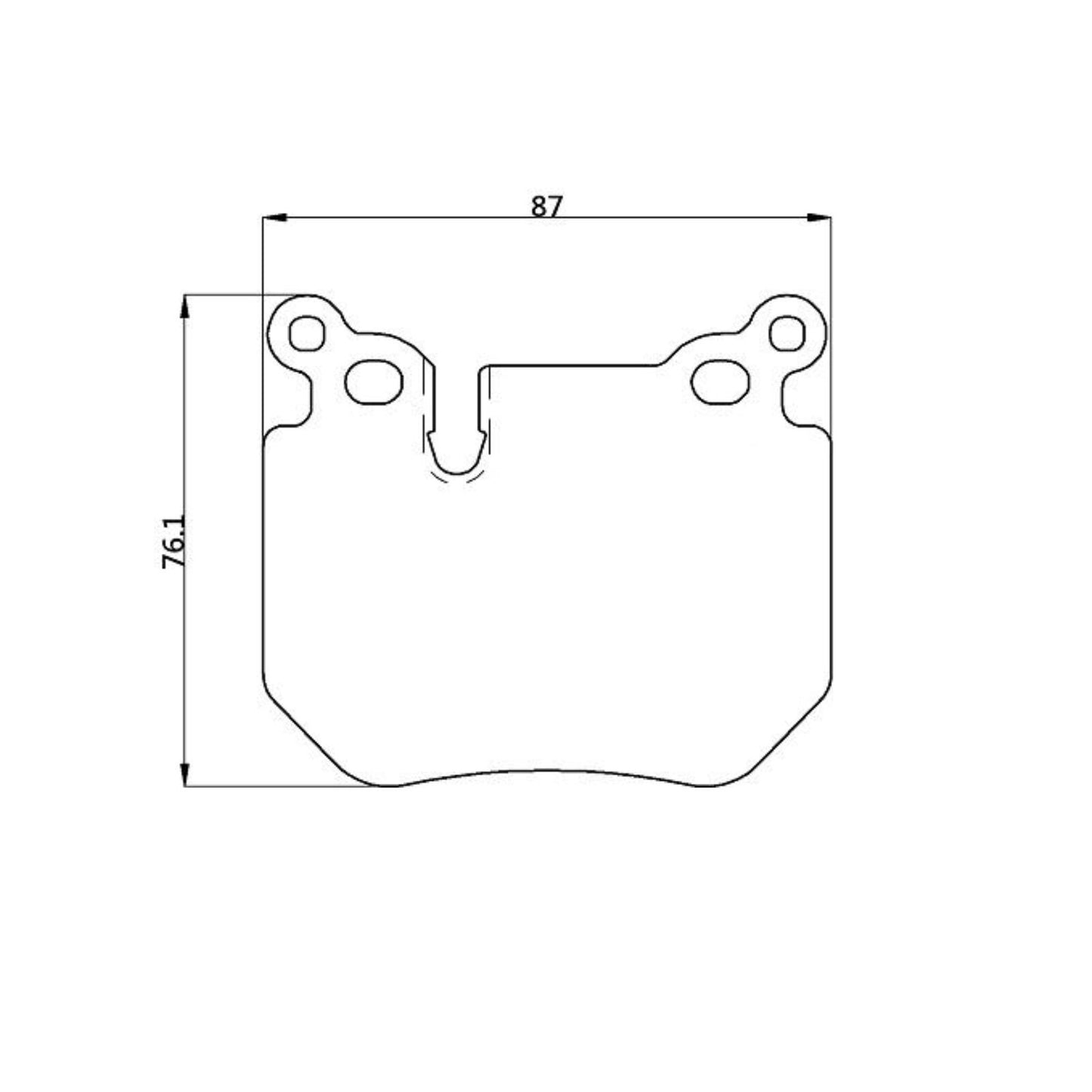 CIRCO M119 RACE BRAKE PADS BMW 135i Rear Caliper