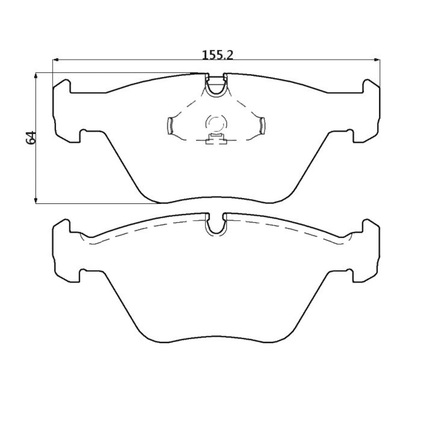 CIRCO M207 RACE BRAKE PADS BMW M3 (E46)) FRONT