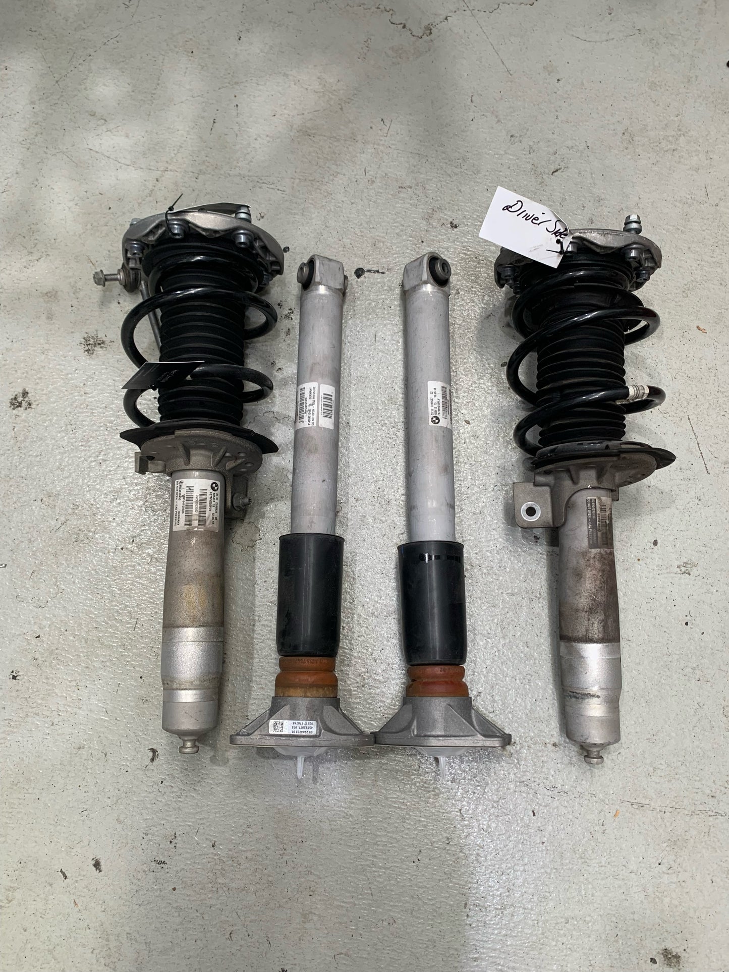 Used complete shock absorbers and springs off a 2018 Competition f87 M2 with 14k