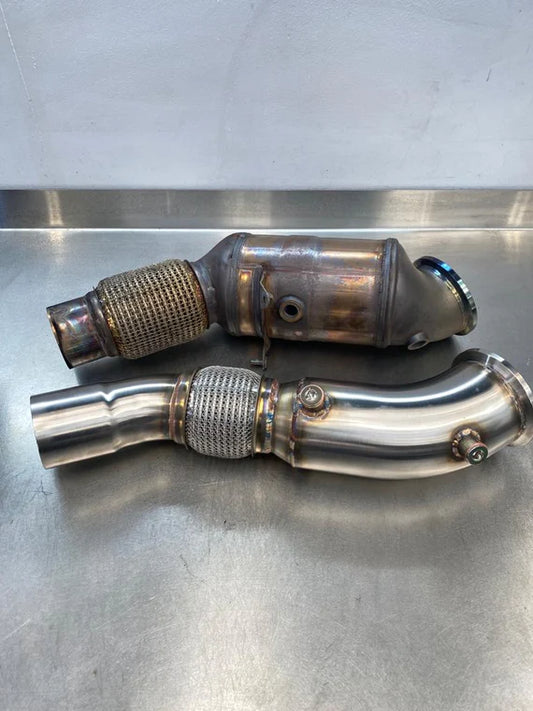 200CPSI CATTED DOWNPIPE B48 FOR BMW 120I 125I F20 220I 230I F22 320I 330E 330I F30 G20 420I 430I F32 G22 630I 730 INC. XDRIVE (2016-PRESENT)