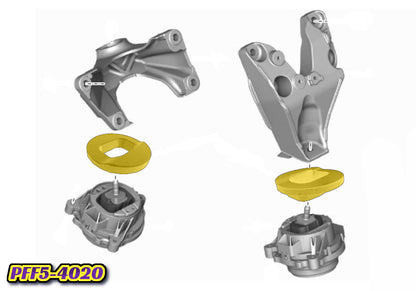 POWERFLEX Black Series BMW M4 F82 F83 Engine Mount Insert Kit S55