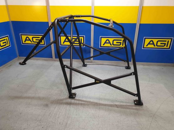 AGI roll cage BMW E46 COUPE – FULL CAGE – 6PT – BOLT IN (double X door with gussets)