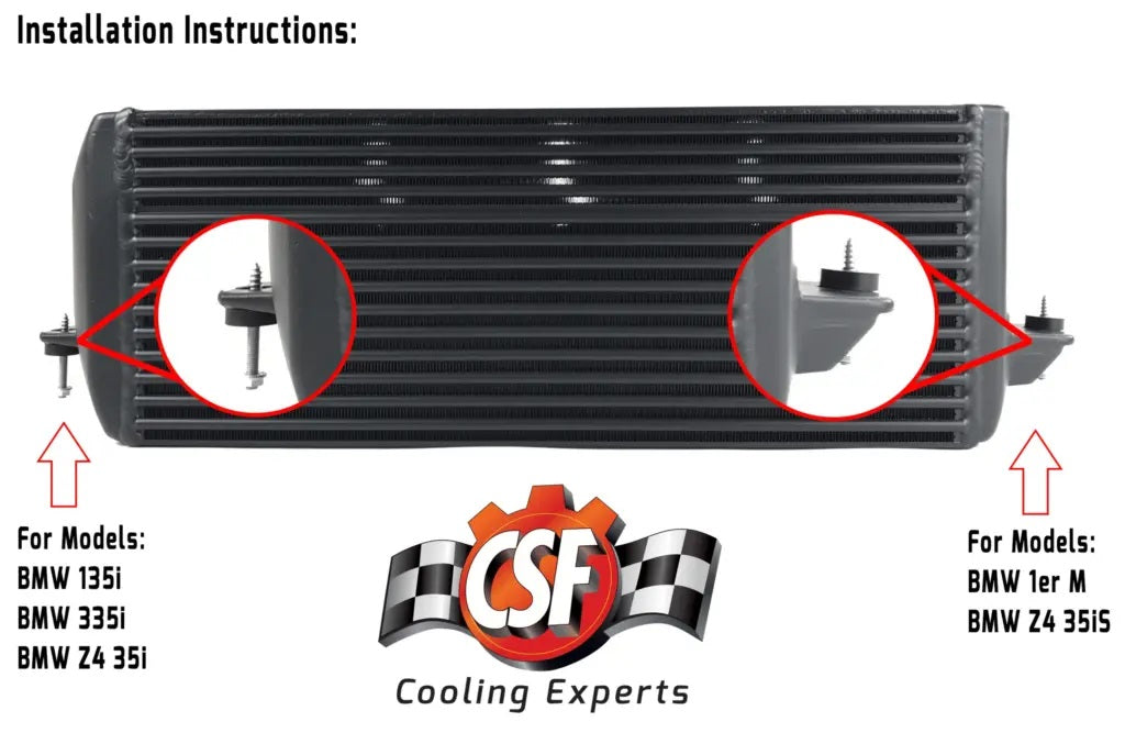 CSF High-Performance Intercooler (N54, N55) - E8x, E9x