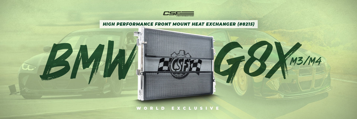 CSF High-Performance Heat Exchanger w/ Rock Guard (S58) - G8x M3, M4