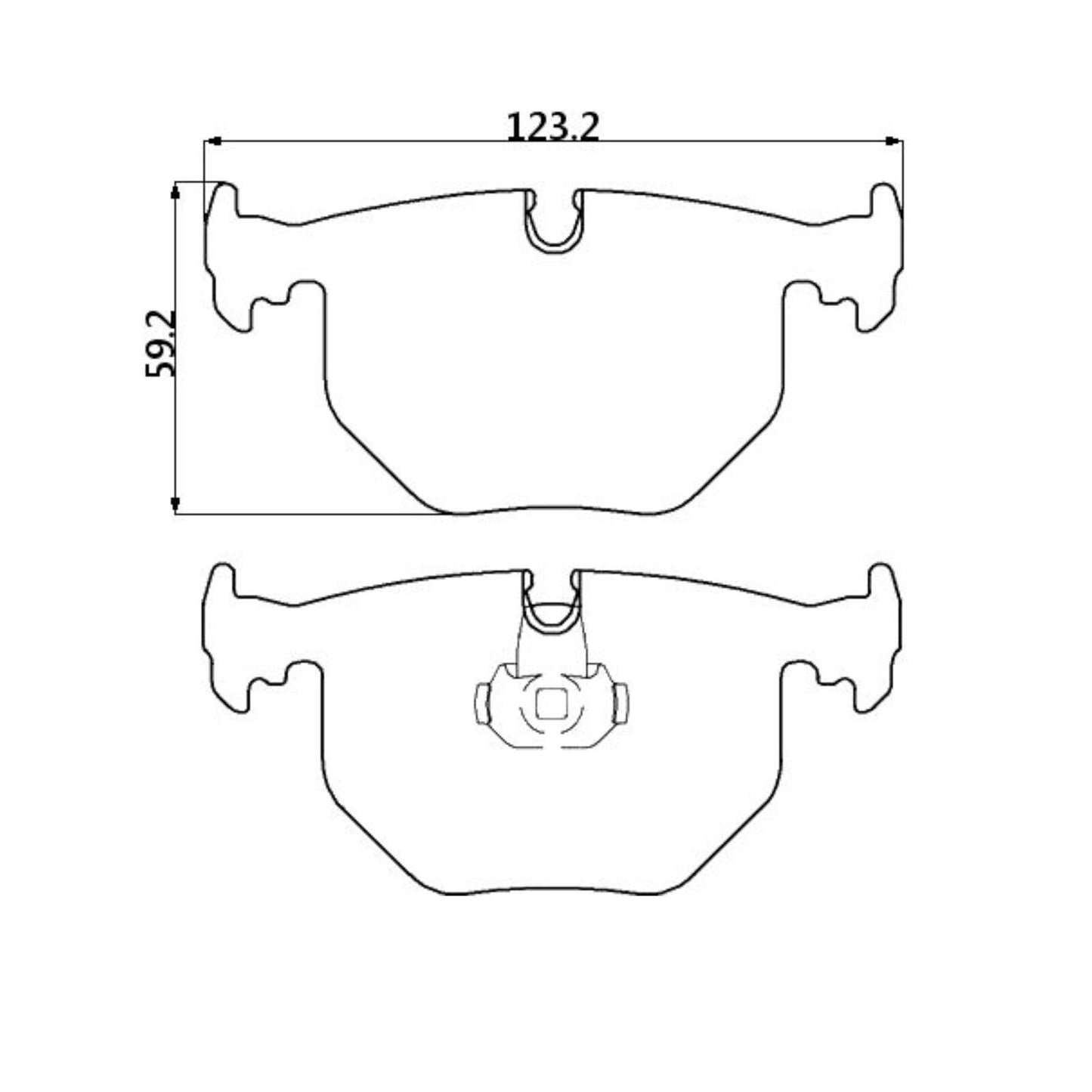 CIRCO M119 RACE BRAKE PADS BMW M3 (E46), 330 (E46), X3 (E83), X5 (E53) REAR