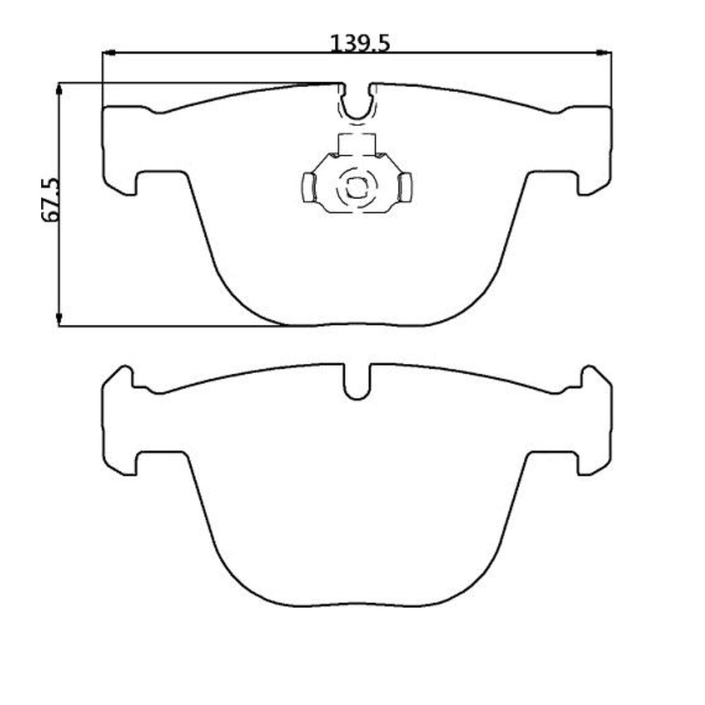 CIRCO M207 RACE BRAKE PADS BMW M3 (E92) / M5 (E60) / X5M REAR