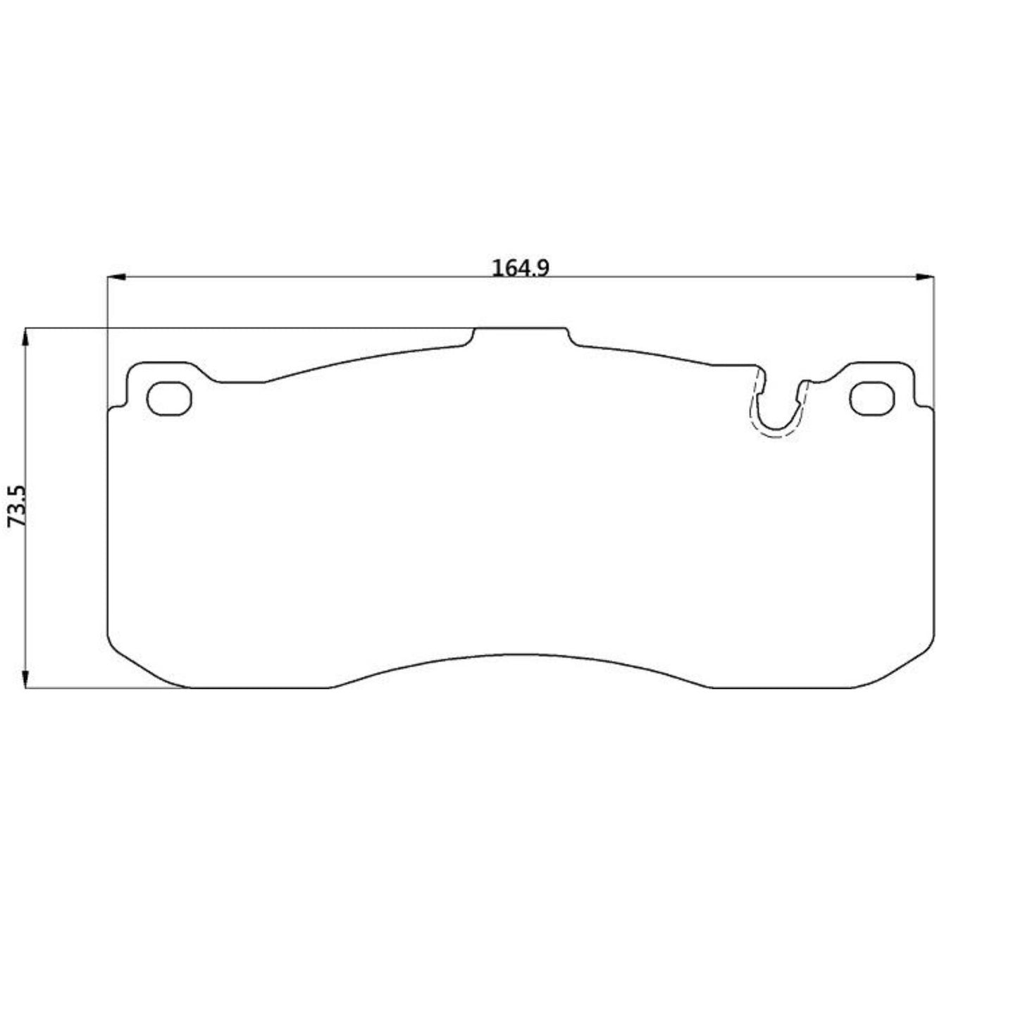 CIRCO M119 RACE BRAKE PADS BMW 135i 6 POT Caliper