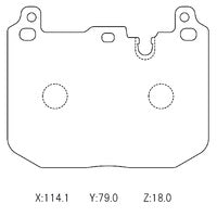 CIRCO M207 RACE BRAKE PADS Front BMW M2 / M3 / M4