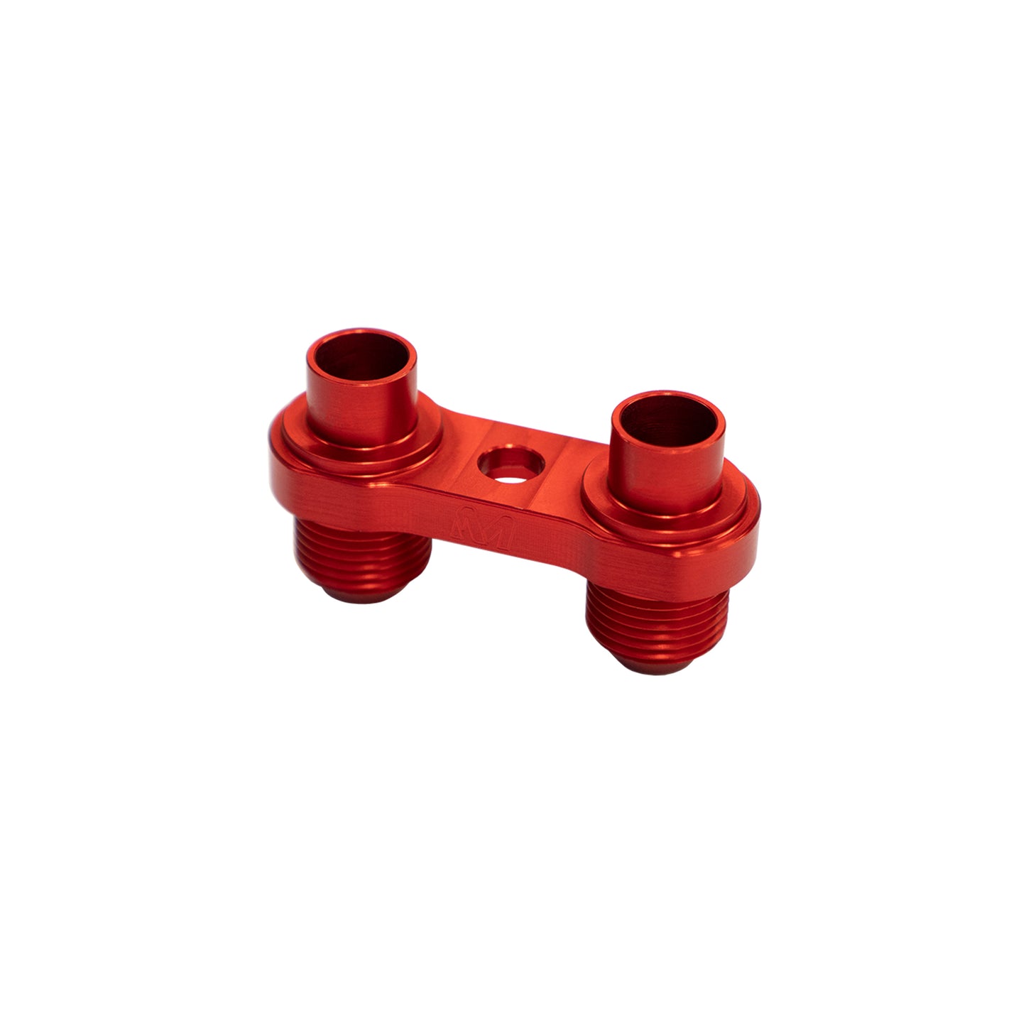 Mosselman Oil Line Adaptor AN8, Red/Grey