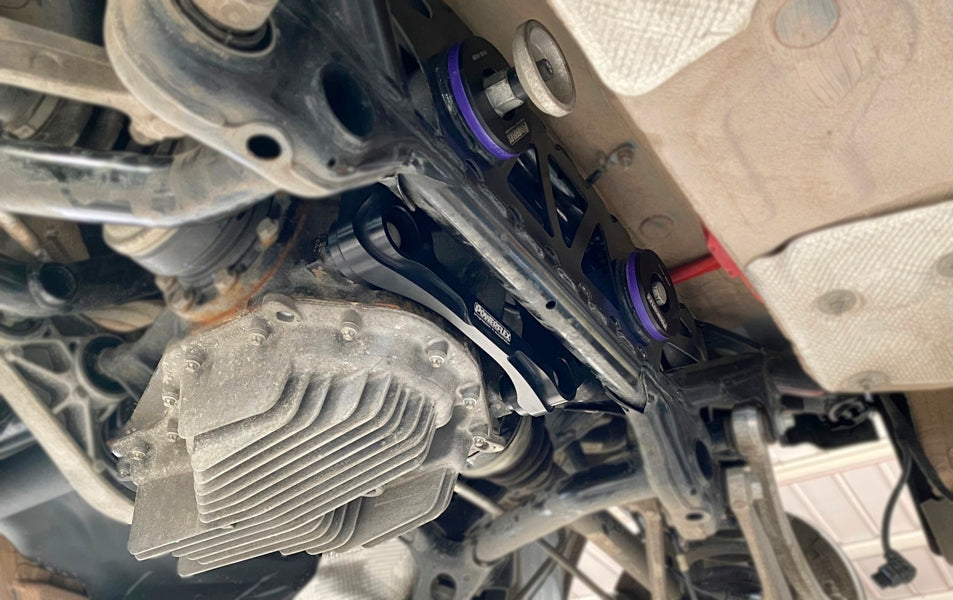 POWERFLEX Black Series BMW M2 F87 Dual-Mount Rear Differential Bracket