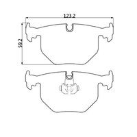 WinmaX W5 Performance Trackday Brake Pads Rear BMW M3 (E46), 330 (E46), X3 (E83), X5 (E53)