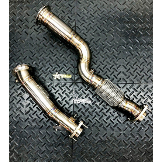 REDSTAR Exhaust S58 Downpipe Set | G8x M2, M3, M4 without heat shielding