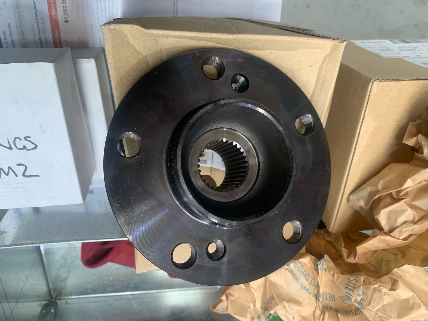 BMW GT4 Rear axle hubs and race bearing kit, suit F80, F87, F82