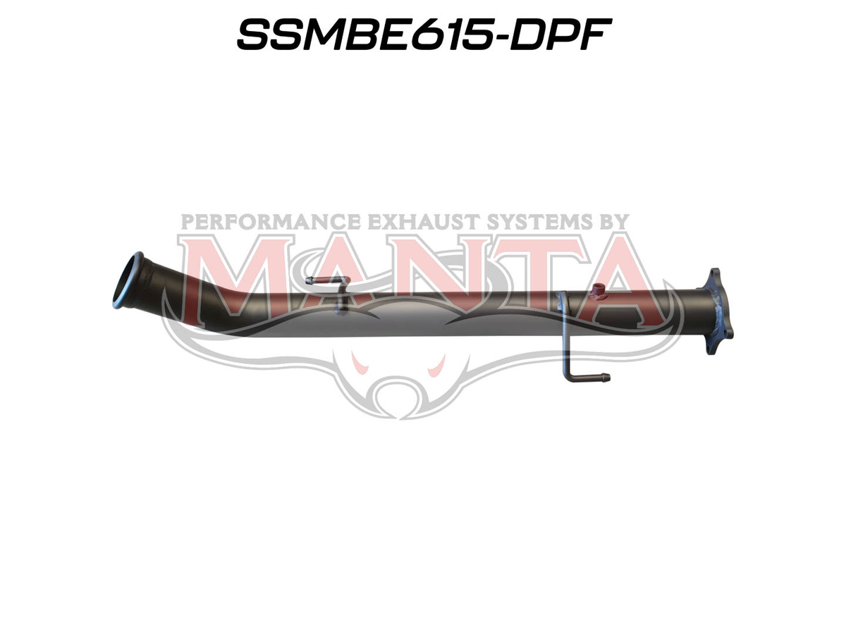 VW Amarok V6 3.0L 2016-2022, 3in DPF Replacement Pipe