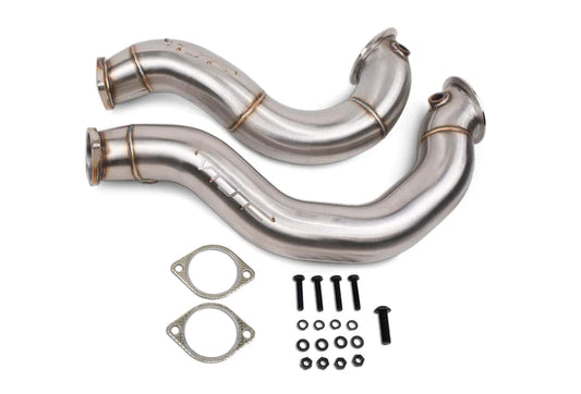 VRSF 3" STAINLESS STEEL CATLESS DOWNPIPES V2 FOR N54 BMW 1M & 135I E82 E88 335I E90 E91 E92 E93 2007-2012